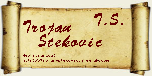 Trojan Steković vizit kartica